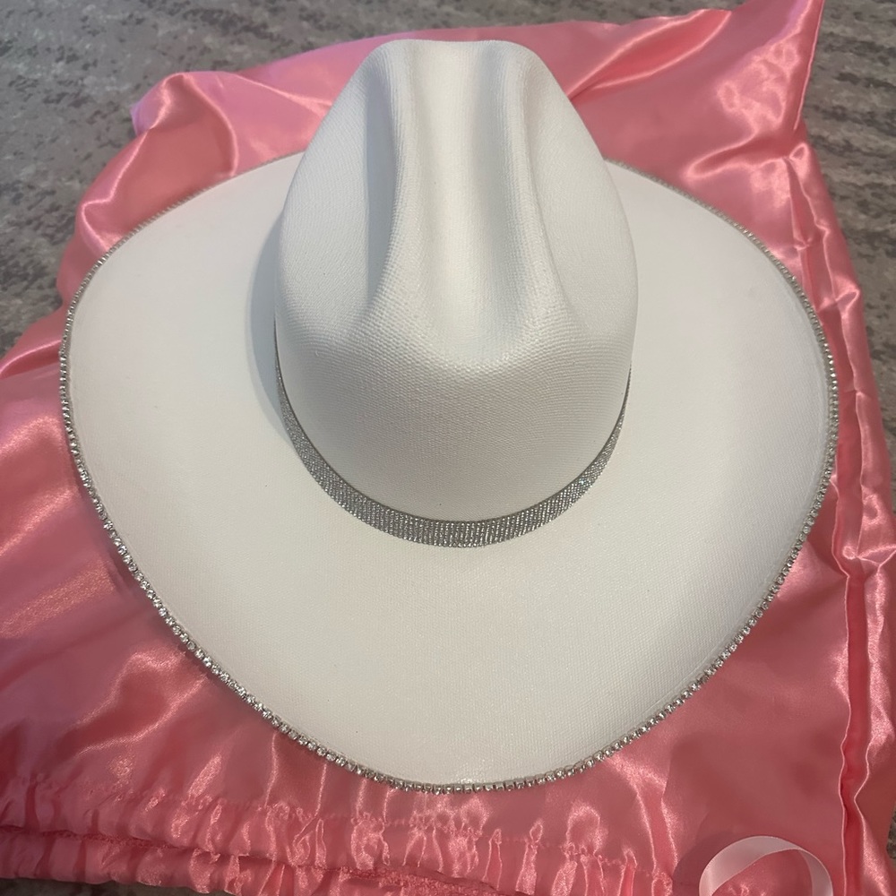 Rhinestone cowgirl hat
